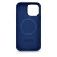 Decoded - AntiMicrobial Silicone Backcover | iPhone 14 Pro Max (6.7 inch) - Navy Peony