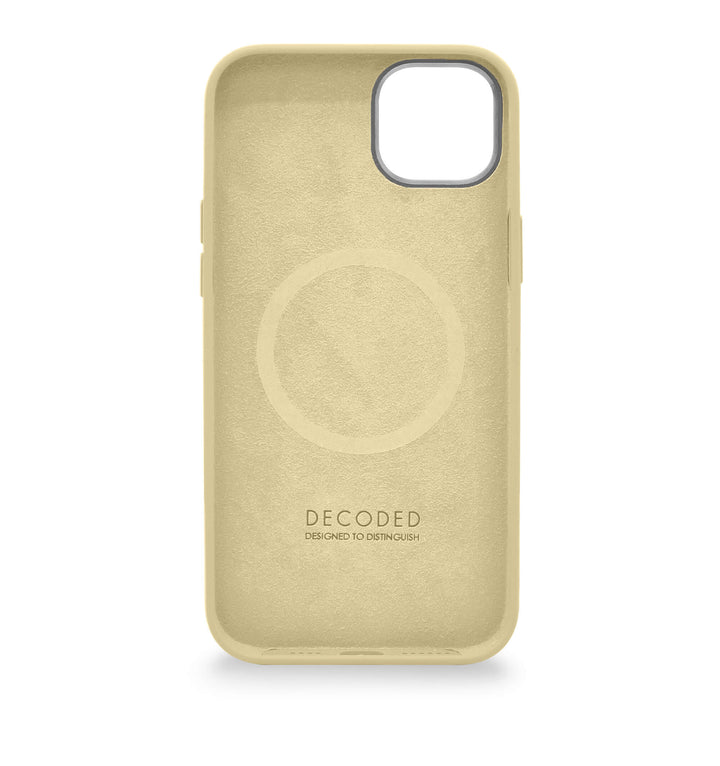 Decoded - AntiMicrobial Silicone Backcover | iPhone 14 (6.1 inch) - Sweet Corn