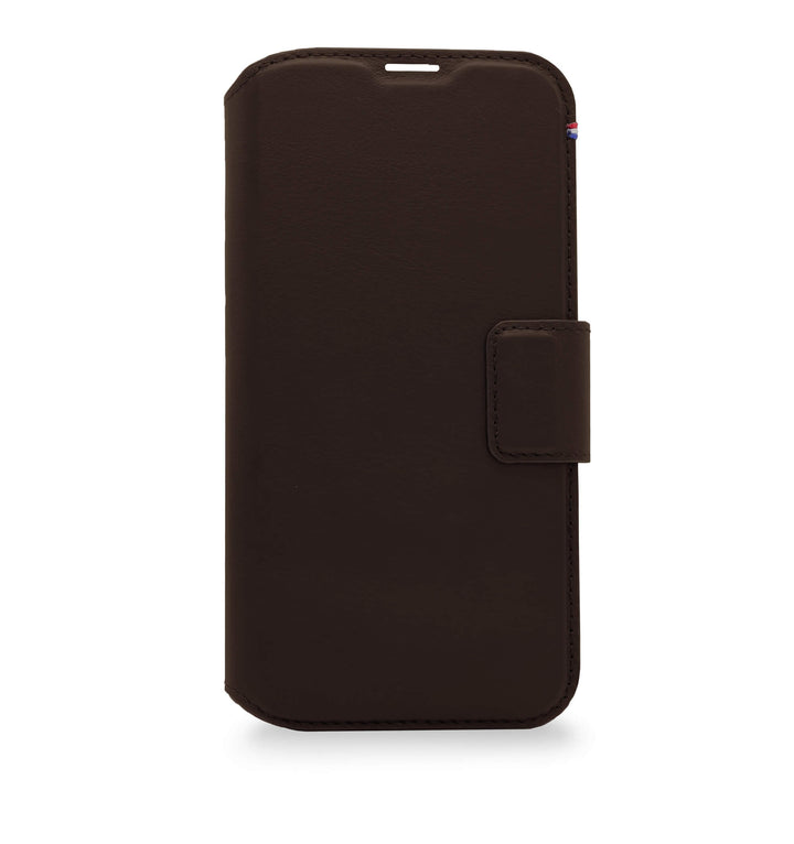 Decoded - Leather Detachable Wallet for iPhone 14  - Chocolate Brown