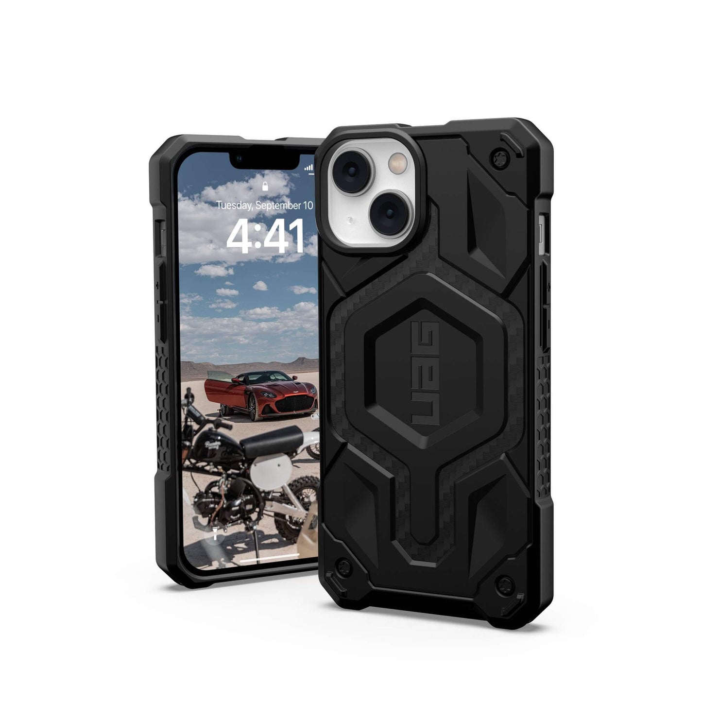 UAG Urban Armor Gear Monarch Pro MagSafe Case | Apple iPhone 14/13 | carbon fiber