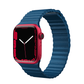 NEXT.ONE Magnetic leather loop for Apple Watch 1/2/3/4/5/6/7/8/Ultra 42/44/49mm blue