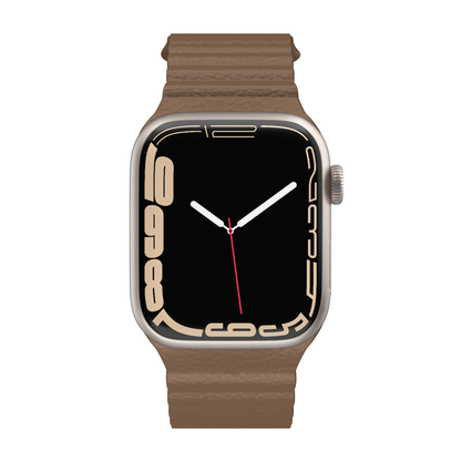 NEXT.ONE Magnetic leather loop for Apple Watch 1/2/3/4/5/6/7/8/Ultra 42/44/49mm brown