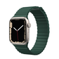 NEXT.ONE Magnetic leather loop for Apple Watch 1/2/3/4/5/6/7/8/Ultra 42/44/49mm green