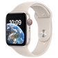 Apple Watch SE GPS + Cellular, Aluminium sternenlicht, 44 mm mit Sportarmband, sternenlicht