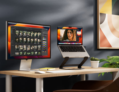 Twelve South Curve Flex Tragbarer Ständer für MacBooks und Notebooks, schwarz