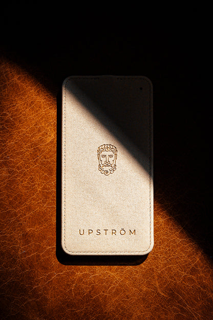 UPSTRÖM LÄDER - Wireless Charger (Sand)