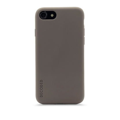 Decoded Silicone Backcover iPhone SE3/SE2/8/7/6s/6 Dark Taupe