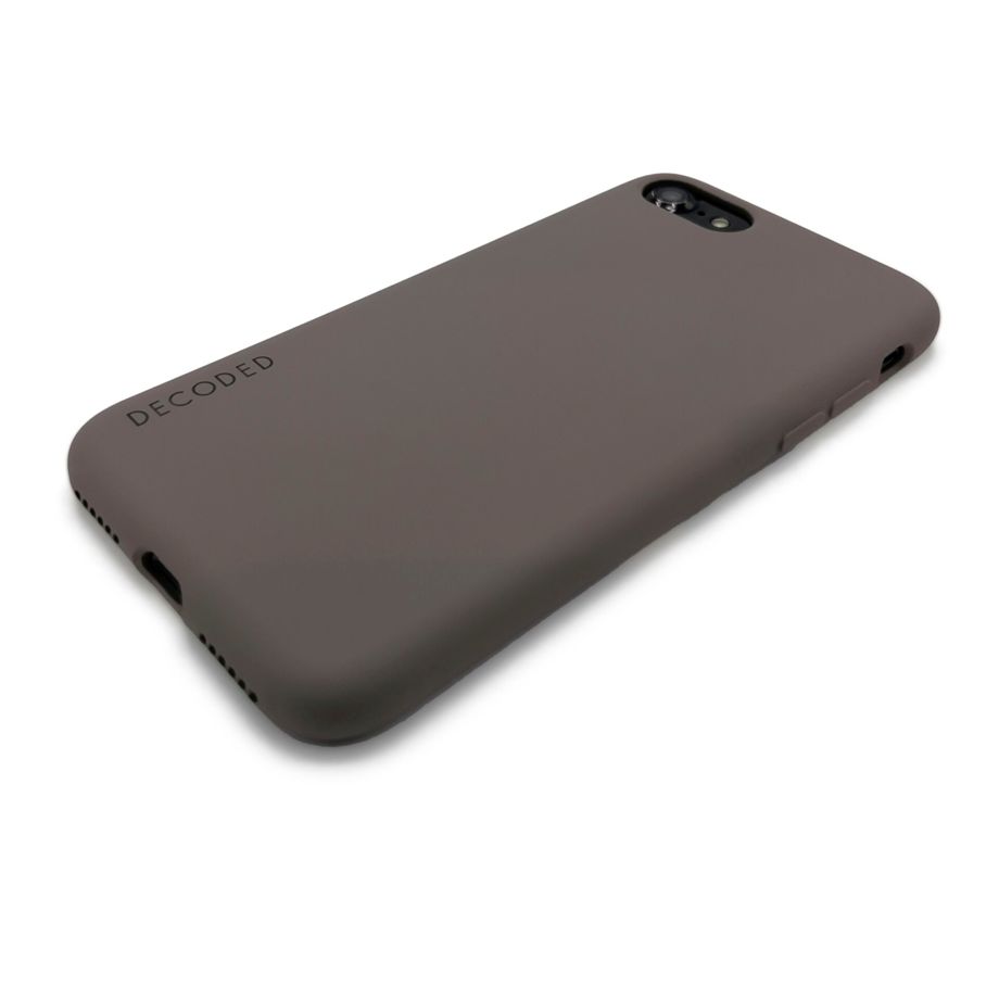 Decoded Silicone Backcover iPhone SE3/SE2/8/7/6s/6 Dark Taupe