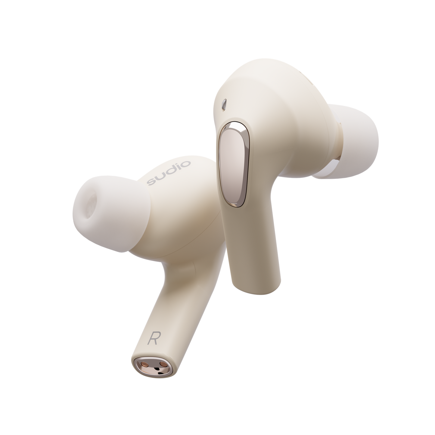 Sudio E2, kabelloser In-Ear Bluetooth Kopfhörer, beige