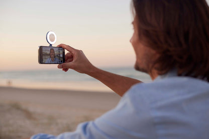 Shiftcam SnapLight magnetisches LED Ringlicht für Smartphones, anthrazit