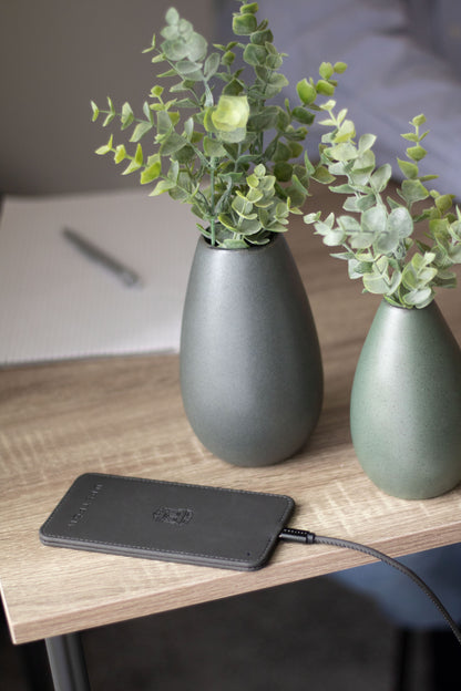 UPSTRÖM LÄDER - Wireless Charger (Black)