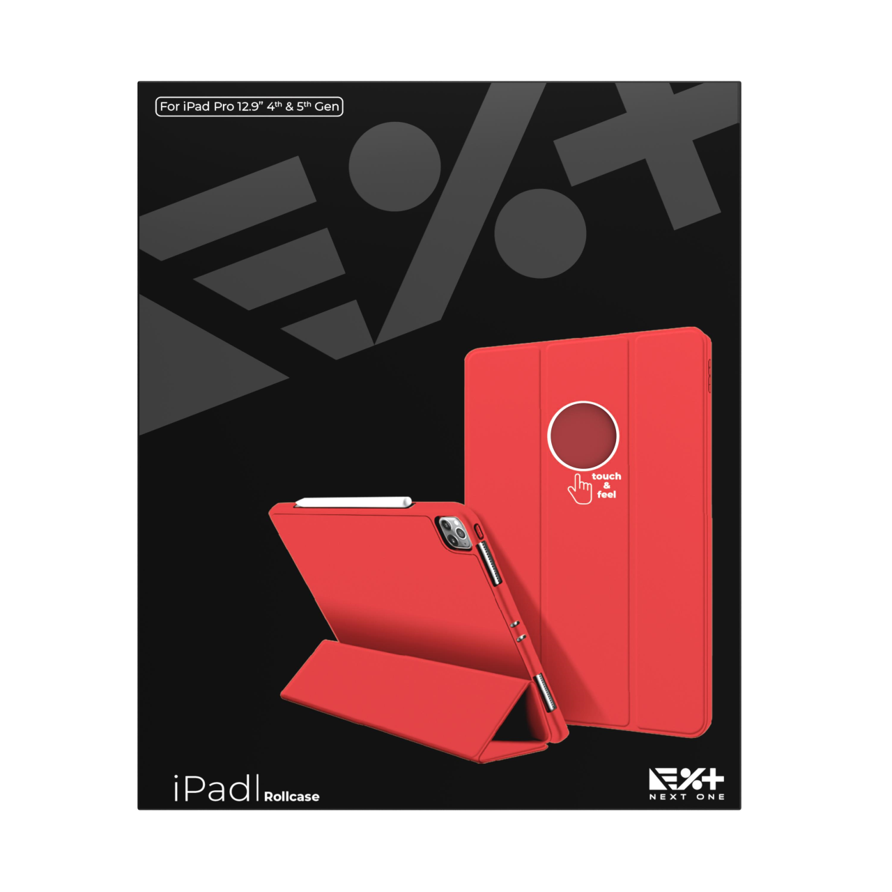 NEXT.ONE Roll case für iPad Pro 12,9" 2. Generation und neuer - Red