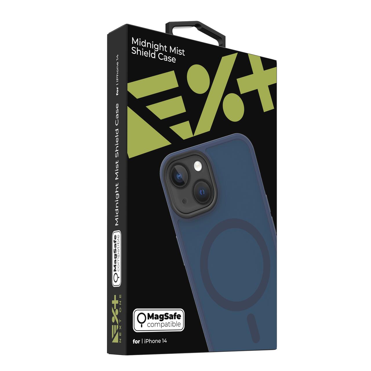 NEXT.ONE MagSafe Mist Shield Case - Midnight - iPhone 14