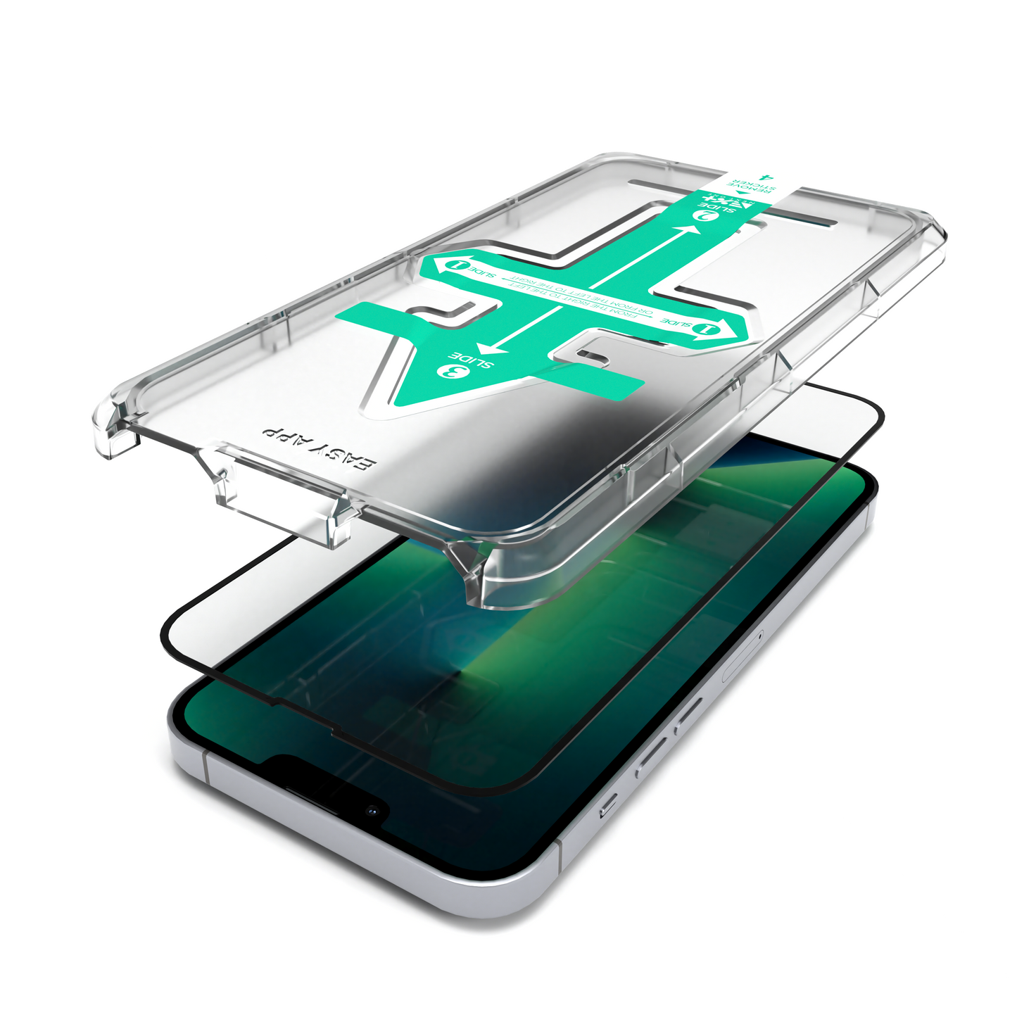 NEXT.ONE iPhone Schutzglas mit Anbringhilfe - iPhone 13 Pro Max