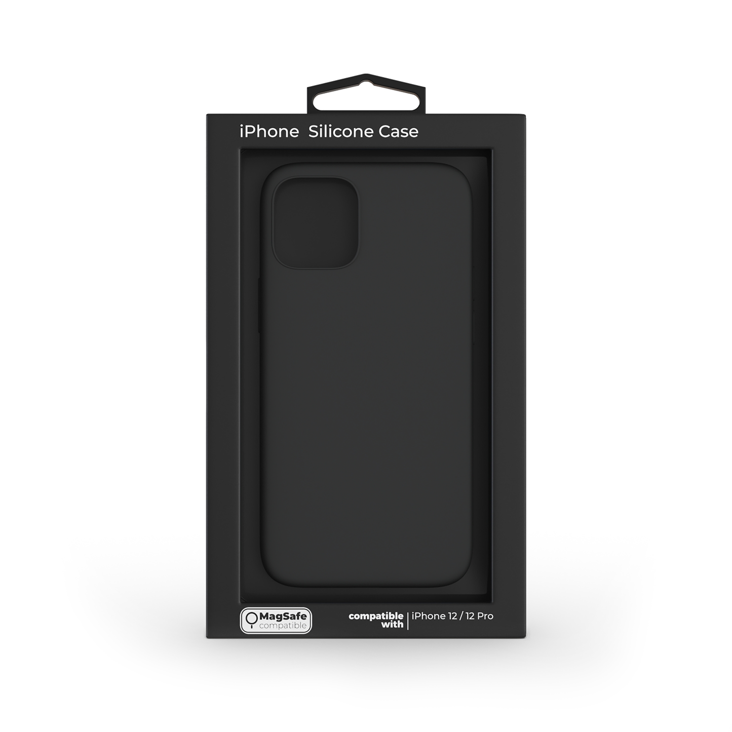 NEXT.ONE Silicone case MagSafe black for iPhone 12 & 12 Pro
