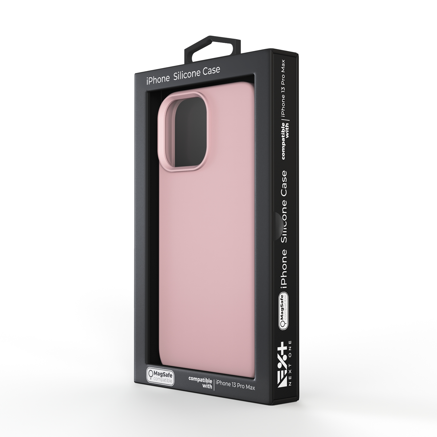 NEXT.ONE Silicone case MagSafe pink for iPhone 13 Pro Max