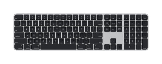 Apple Magic Keyboard mit Touch ID und Ziffernblock für Mac Modelle mit Apple Chip, schwarze Tasten, dt.