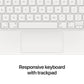 Apple iPad Air (5. Gen) und iPad Pro 11" (4. Gen) Magic Keyboard, weiß