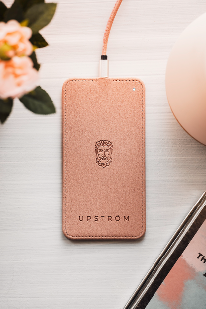 UPSTRÖM LÄDER - Wireless Charger (Pink)