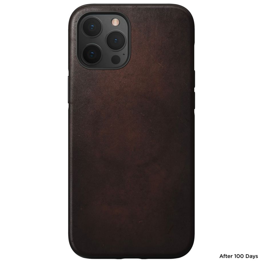 Nomad Modern Case MagSafe Rustic Brown leather iPhone 12 Pro Max