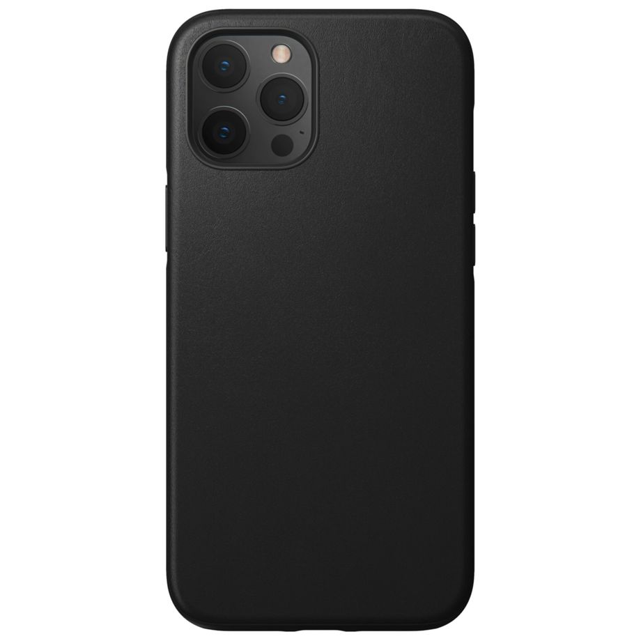 Nomad Modern Case MagSafe Black leather iPhone 12 Pro Max