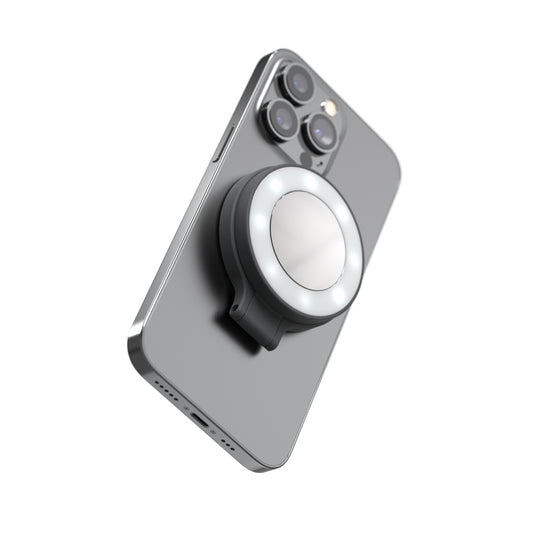 Shiftcam SnapLight magnetisches LED Ringlicht für Smartphones, anthrazit