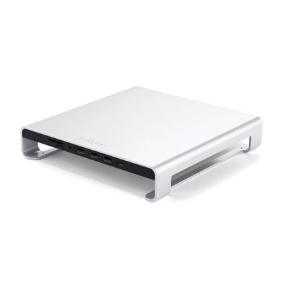 Satechi Aluminum Monitor Stand Hub for iMac silver