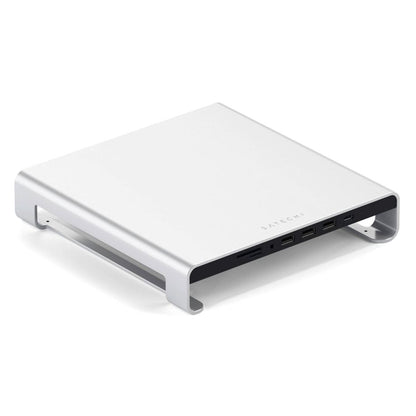 Satechi Aluminum Monitor Stand Hub for iMac silver