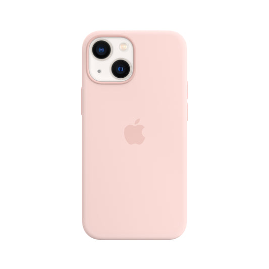 Apple iPhone 13 mini Silikon Case mit MagSafe, kalkrosa