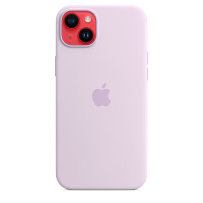 Apple iPhone 14 Plus Silikon Case mit MagSafe, flieder