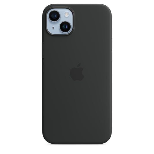 Apple iPhone 14 Plus Silikon Case mit MagSafe, mitternacht