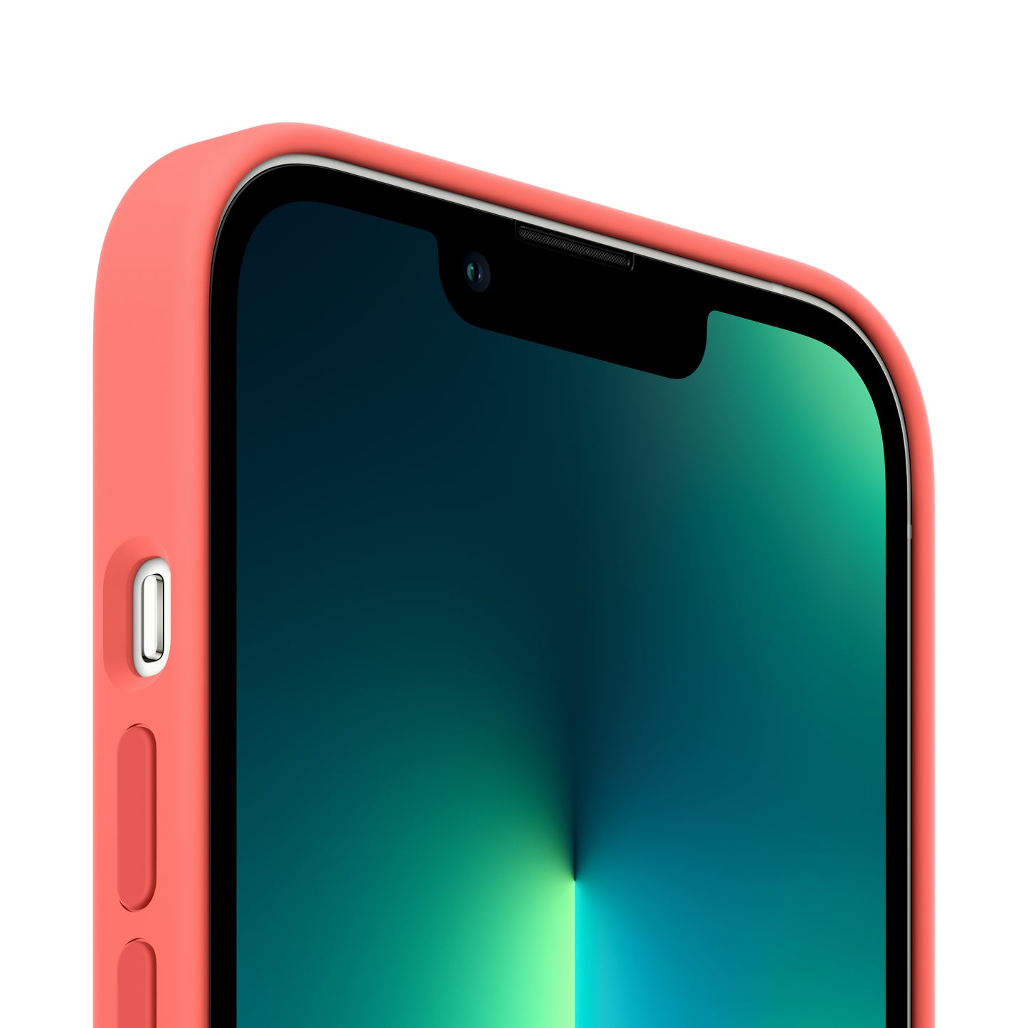 Apple iPhone 13 Pro Silikon Case mit MagSafe, pink pomelo