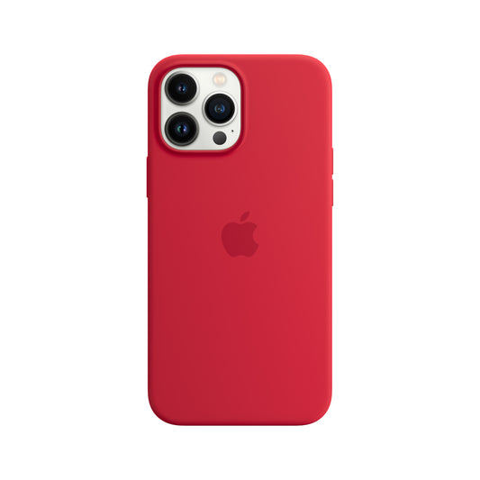 Apple iPhone 13 Pro Max Silikon Case mit MagSafe, (PRODUCT)RED