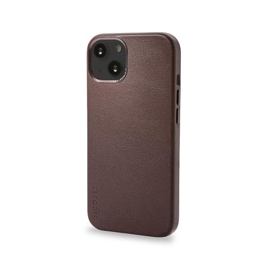 Decoded - Leather Backcover | iPhone 13 (6.1 inch) - Chocolate Brown