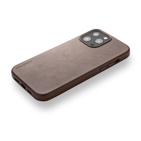 Decoded - Leather Backcover | iPhone 13 Pro (6.1 inch) - Chocolate Brown