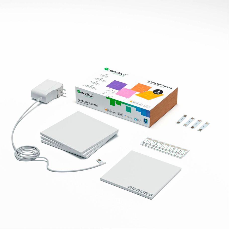 Nanoleaf Canvas Smarter Kit 4 Light Squares