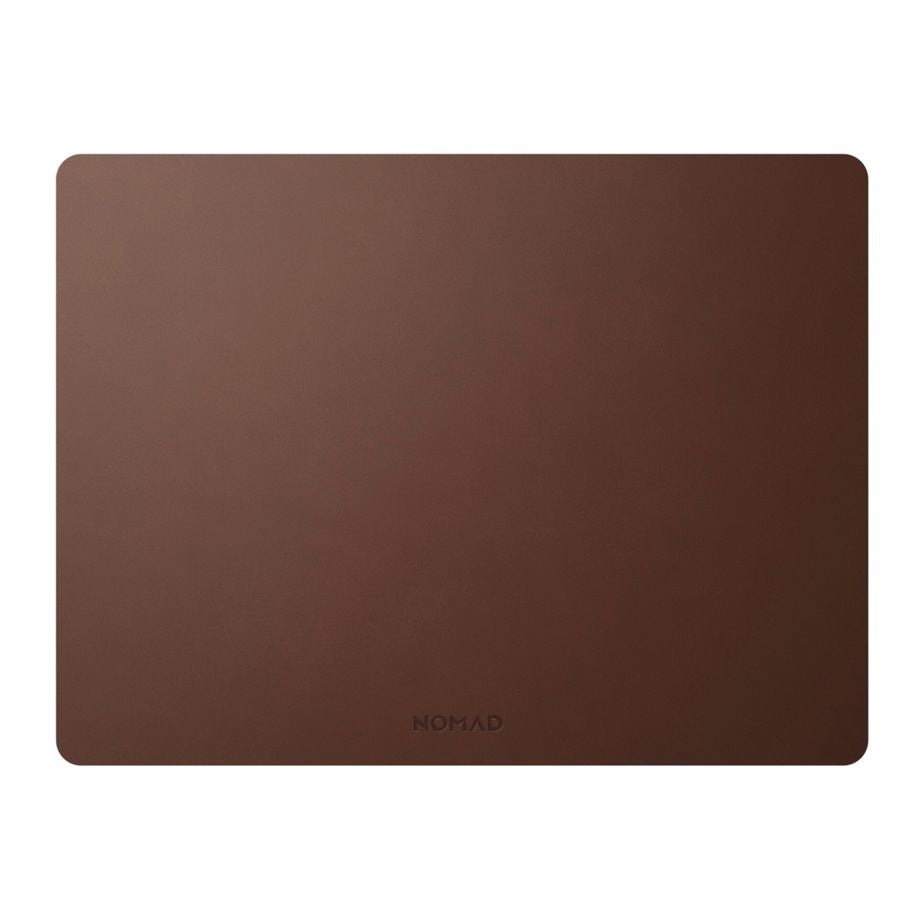 Nomad Mousepad Rustic Brown Leather 16-Inch