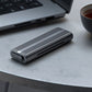 Satechi USB-C NVME and SATA SSD Enclosure space grey