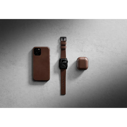 Nomad Airpods V3 Case Rustic Brown Leather