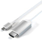 Satechi Type-C zu 4K HDMI Kabel silver