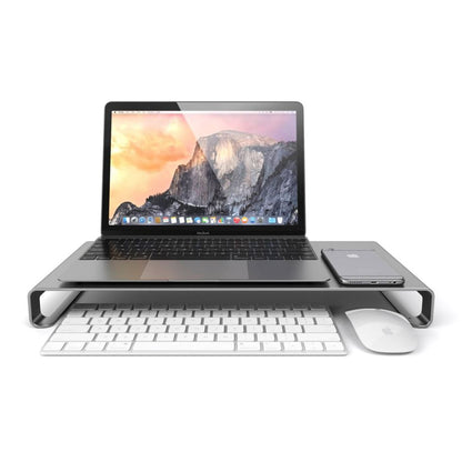 Satechi Slim Aluminum Monitor Stand space gray