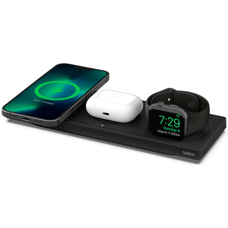 Belkin drahtloses 3-in-1 Ladepad für MagSafe iPhones