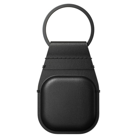 Nomad Airtag Leather Keychain Black