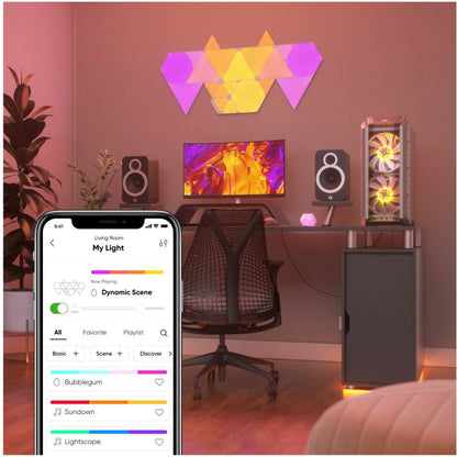 Nanoleaf Shapes Triangles Mini Expansion Pack - 10 PK