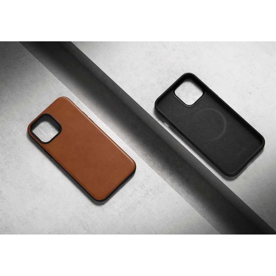 Nomad Modern Leather Case iPhone 14 Pro English Tan