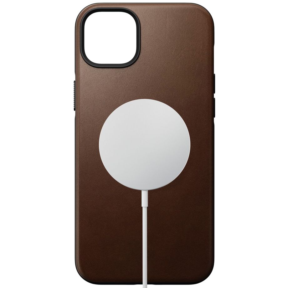 Nomad Modern Leather Case iPhone 14 Plus Rustic Brown