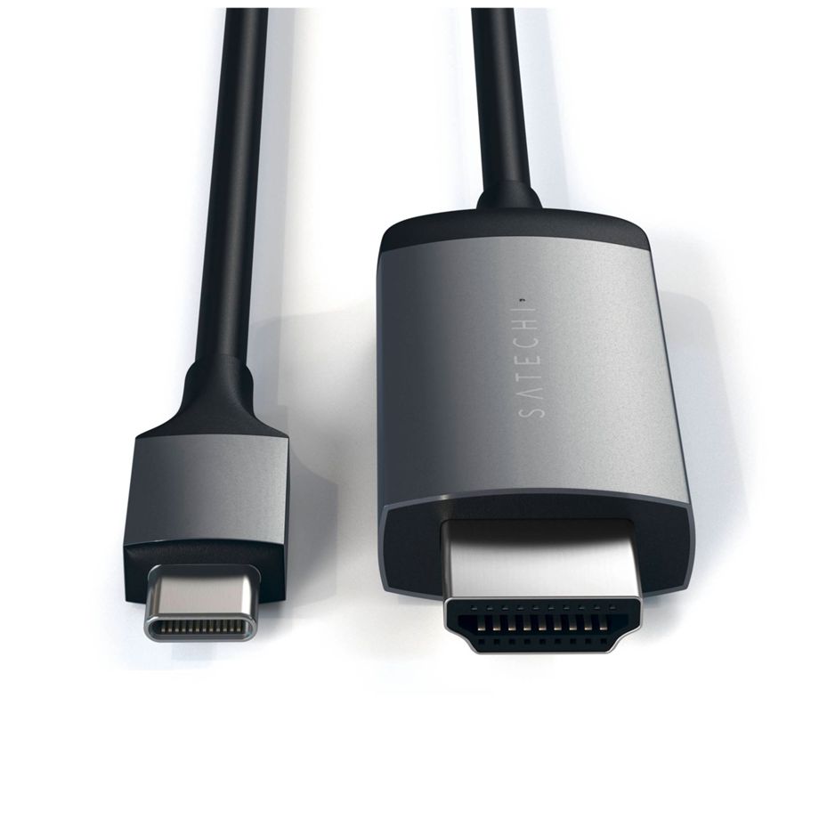 Satechi Type-C zu 4K HDMI Kabel space gray