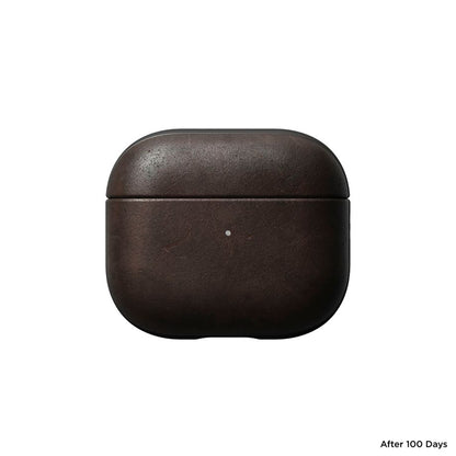 Nomad Airpods V3 Case Rustic Brown Leather