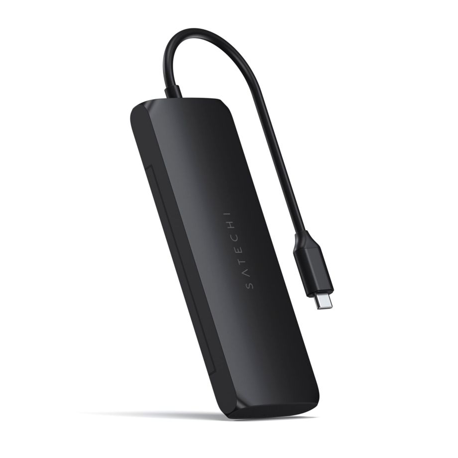 Satechi USB-C Hybrid Multiport Adapter with SSD Enclosure black