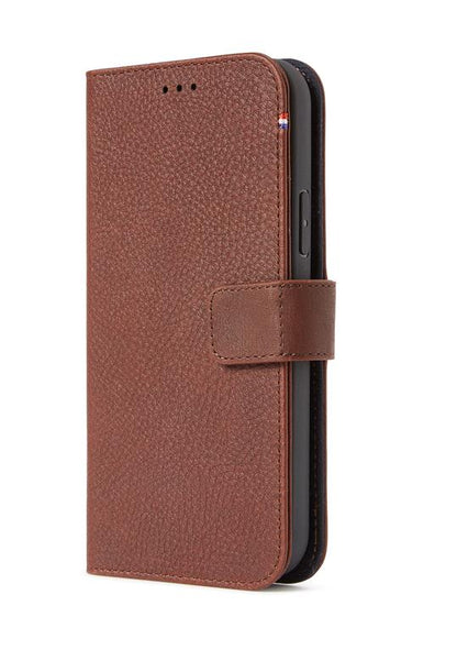 Decoded - Leather Detachable Wallet - MagSafe | iPhone 12 / iPhone 12 Pro (6.1 inch) - Cinnamon Brown